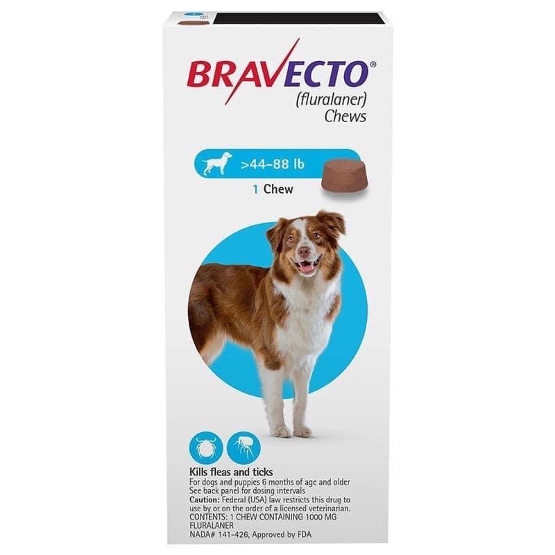 1 viên sản phẩm Bravecto dành cho cún mọi lứa tuổi - mua ngay kẻo lỡ