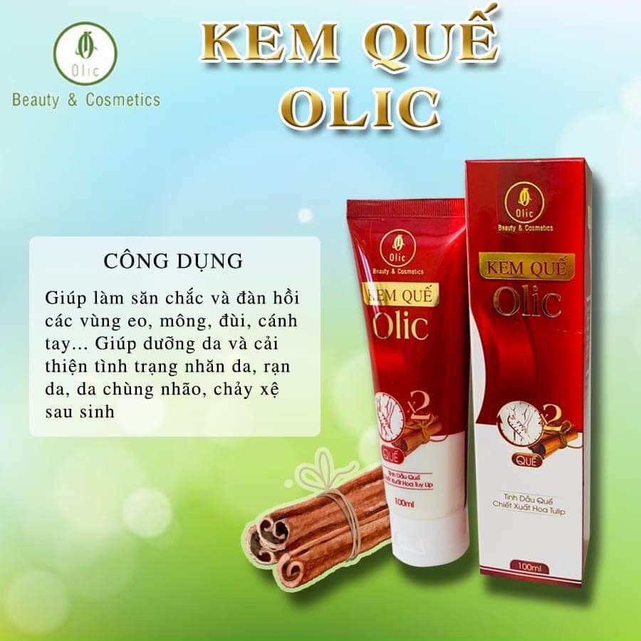 Kem quế olic - gel tan mỡ olic giảm mỡ thừa săn chắc 100ml chính hãng