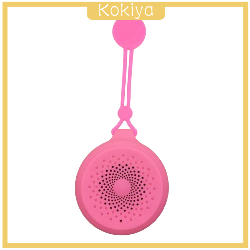 [KOKIYA]IPX6 Bluetooth Shower Speakers Pairs Easily for Bathroom Outdoors Beach Pink