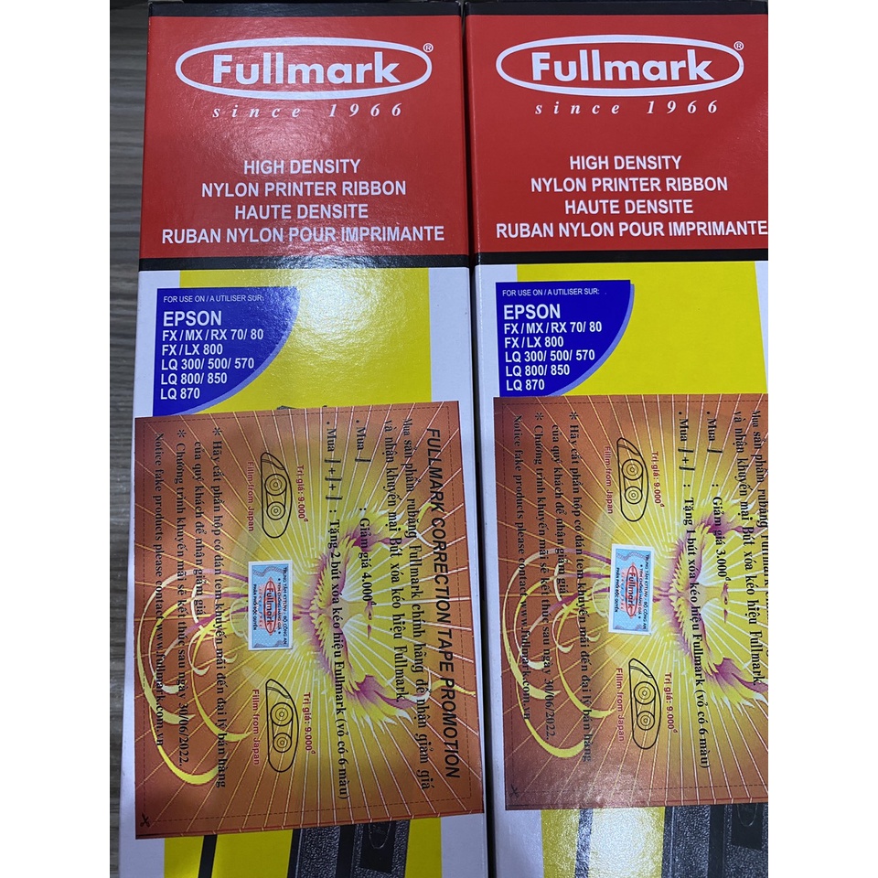 RIBON FULLMARK EPSON LQ 300/500/800/850/870/LX 800
