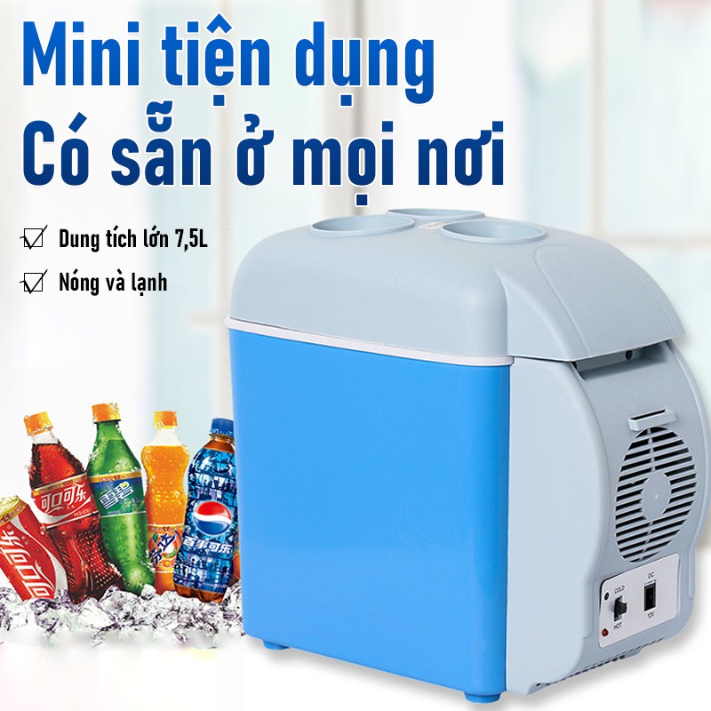 Tủ lạnh mini trên ô tô 7.5 lít