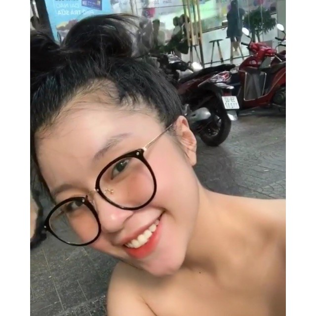 Mắt Kính Gọng Cận M509 Hot Girl Quỳnh Thi Form Trứng Siêu Xinh