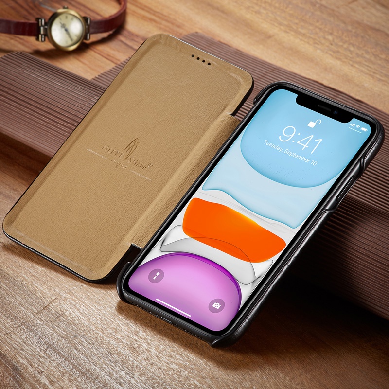 Ốp Điện Thoại Da Bò Bảo Vệ 360 Độ Cho iPhone 13 Pro Max 12 Pro Max 12 Mini 11 Pro XS Max XR i6 6s 7 8 Plus