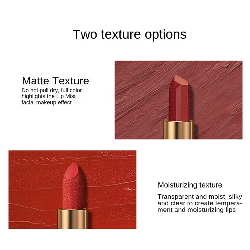 SIVSAZ Lipstick Chất son không trôi màu, không thấm nước, chất son lì matte Son bóng Son môi【Sản phẩm chính thức】