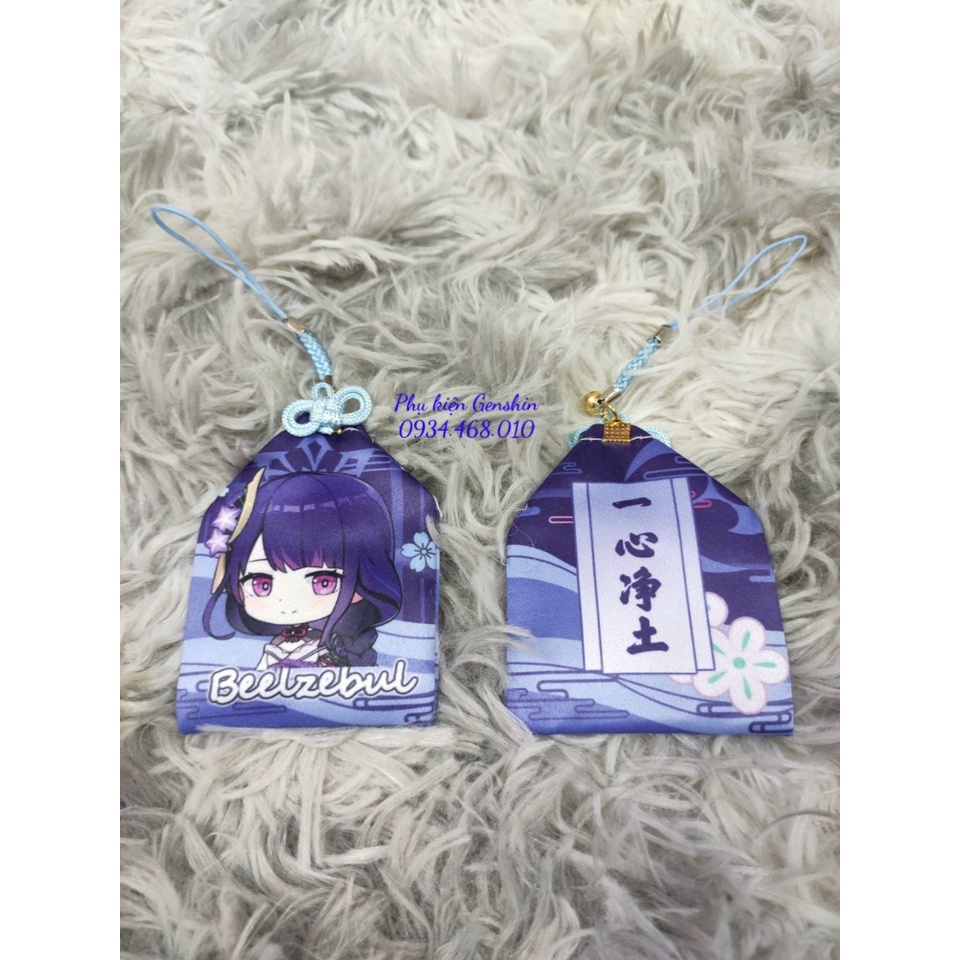 Túi phước aka Bùa may mắn Omamori Genshin Impact buff may mắn khi gacha cho bạn ^^
