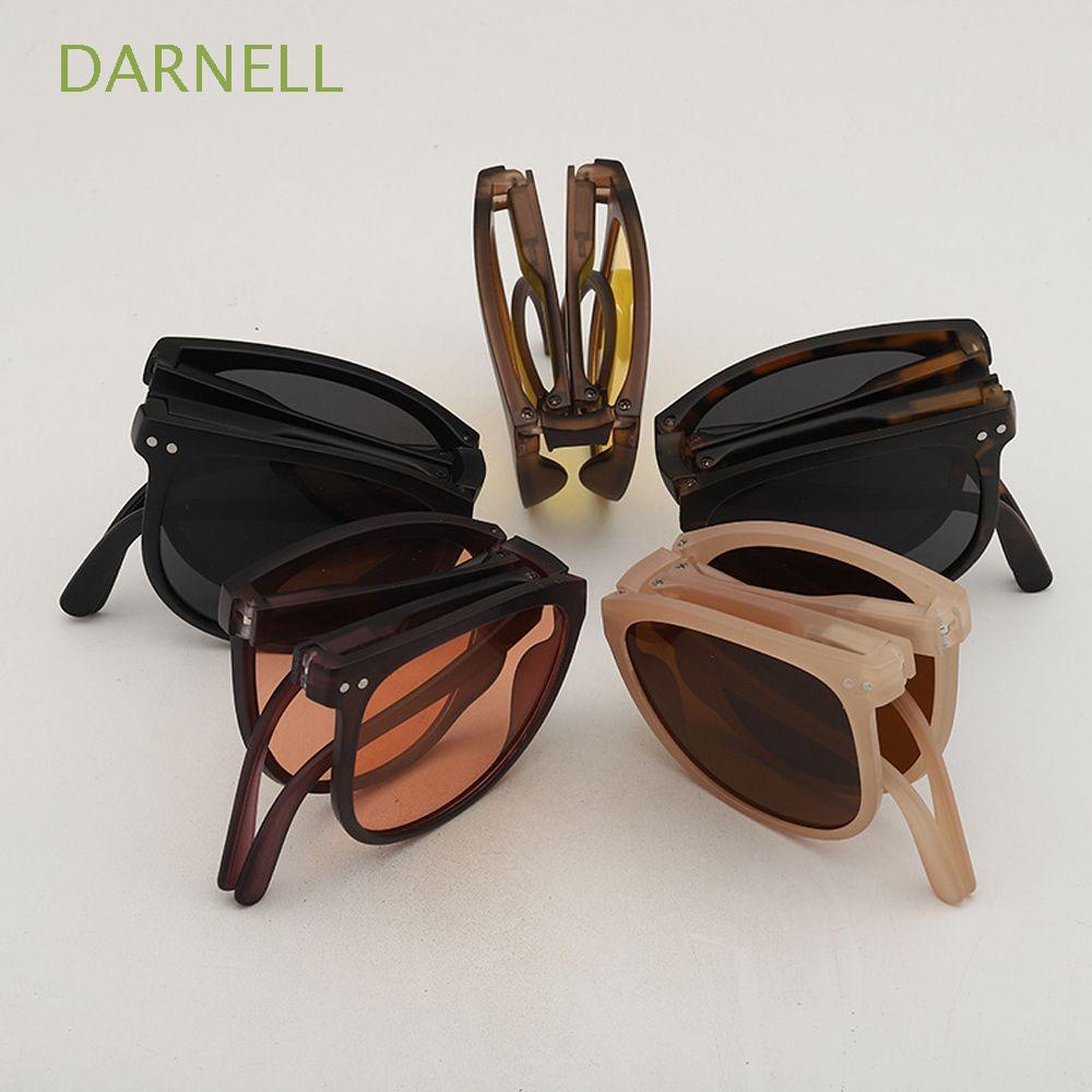 Kính Mát Chống Tia UV400 Có Thể Gấp Lại Thời Trang Hàn Quốc Cho Nam Và Nữ