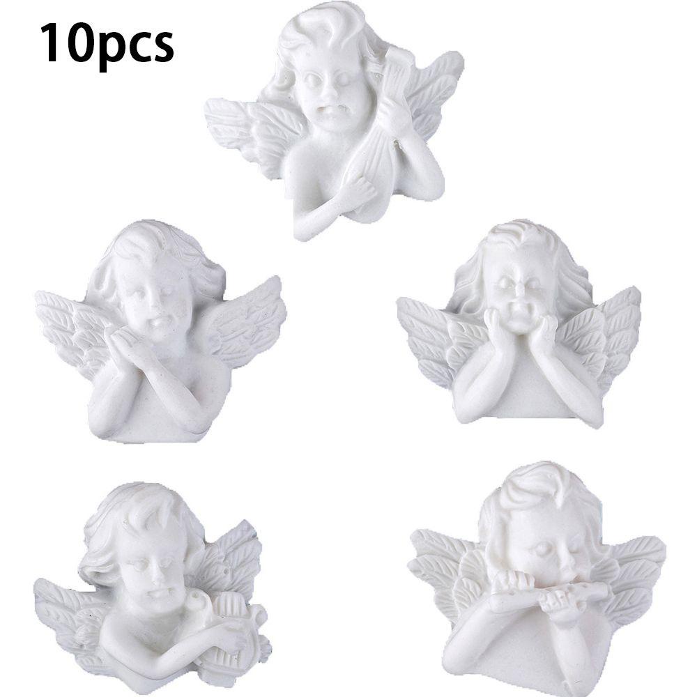 Set 1 10 Mặt Dây Chuyền Resin DIY Phong Cách Baroque