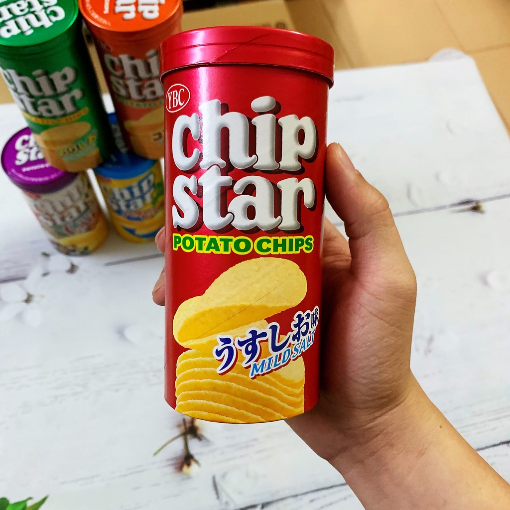 Snack khoai tây ChipStar - Nhật Bản date mới nhiều vị lựa chọn