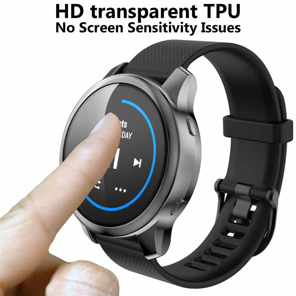 Ultra-Thin TPU Transparent Screen protective Watch Case For Garmin Venu full Protection Cover frame Shock-resistant Shell