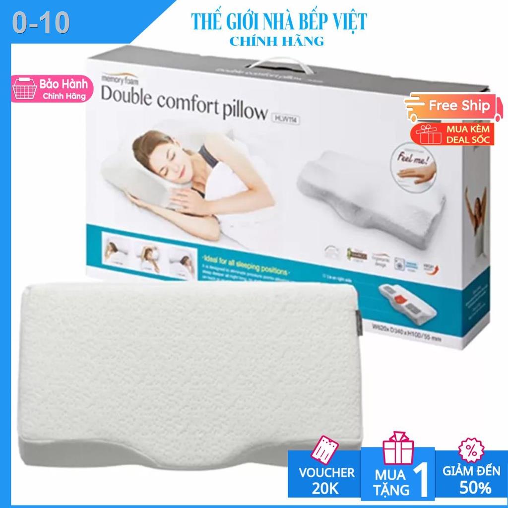 Gối Memory Foam 50D Hình chữ nhật Lock&Lock Trắng HLW114
