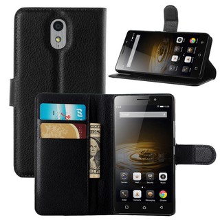 Bao da cho Lenovo Vibe P1M dạng ví Litchi