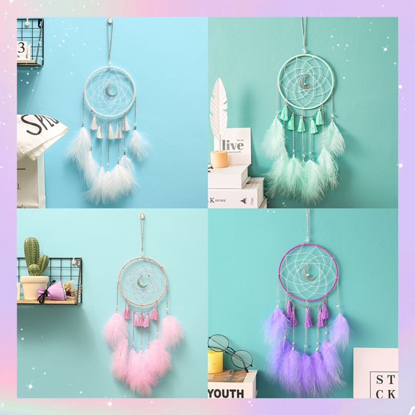 Dreamcatcher trang trí nhiều màu