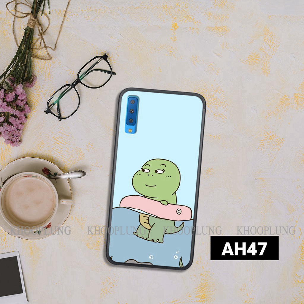 [SALE] Ốp lưng Samsung Galaxy A750/ A7 2018 - A9 2018 in hình khủng long nhỏ siêu cute