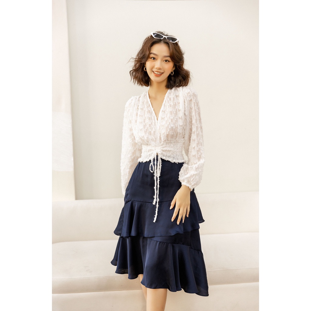 OLV - Chân váy Navy Layering Skirt