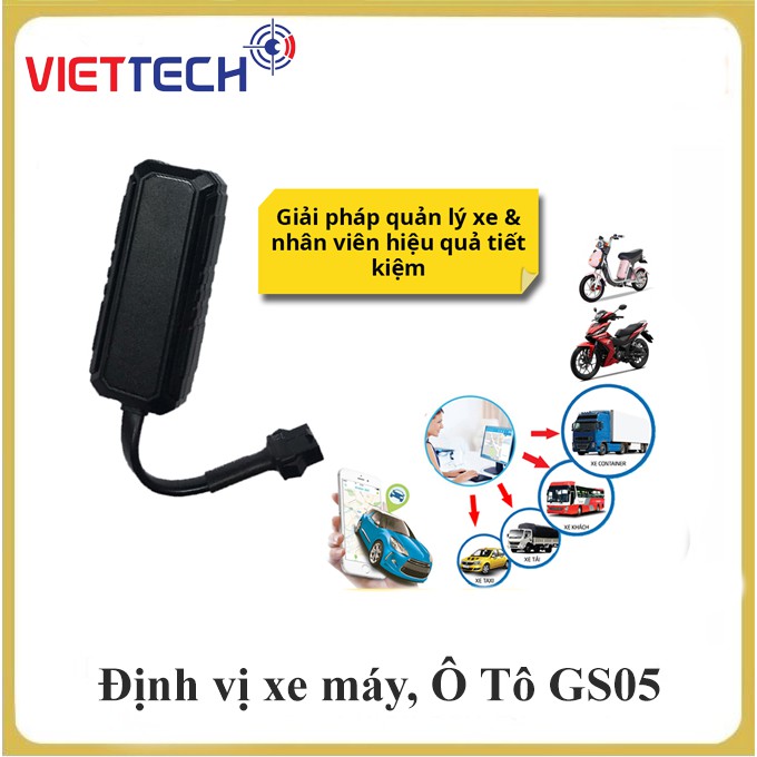 [Chính Hãng] Thiết bị định vị xe máy, Ô Tô GS05 – Giá sỉ mua về tự lắp đặt chỉ 15 phút. Xem qua ứng dụng đơn giản.