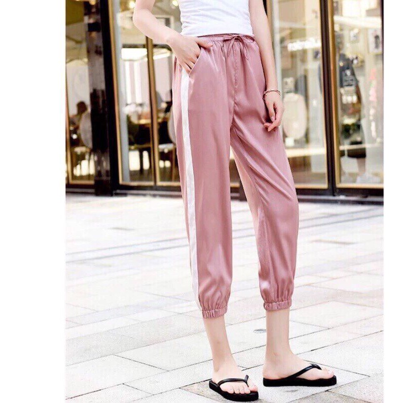 quần jogger phối 1 sọc to có bo chân cá tính 336
