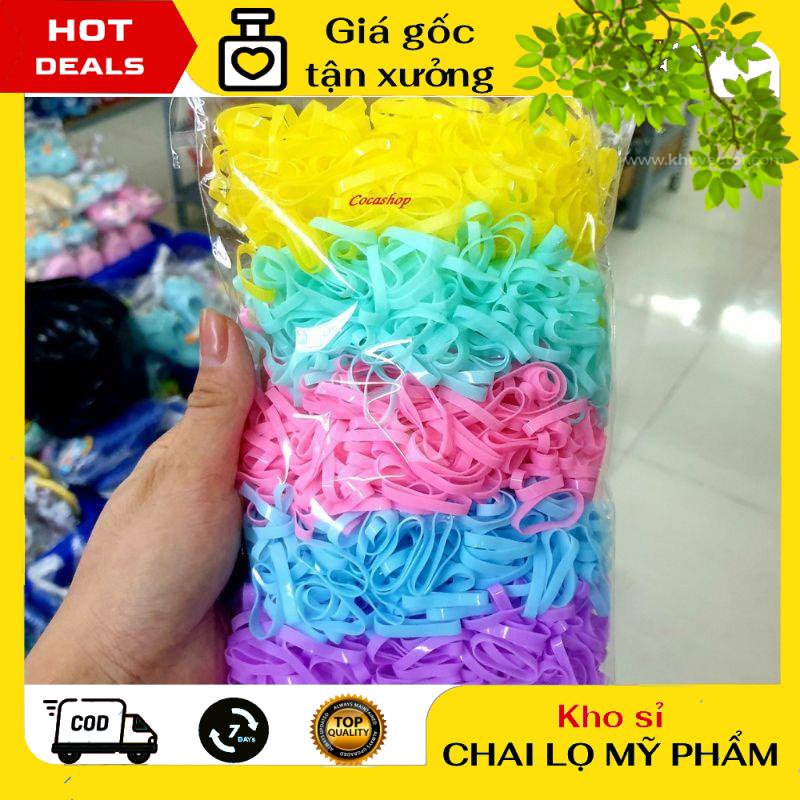 Chun Buộc Tóc ❣ GIÁ TẬN GỐC ❣ Bịch thun thái siêu dẻo 100g, Dây cột tóc cherry xinh xắn / buột tóc nơ , phụ kiện du lịch
