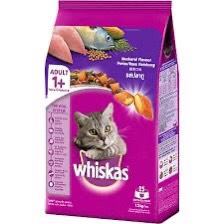 Thức ăn dạng hạt dành cho mèo lớn Whiskas vị cá biển 1.2kg