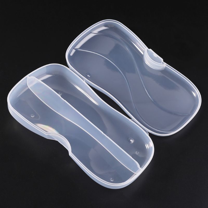 Aoto Hộp Đựng Muỗng Nĩa Bằng Nhựa Trong Suốt Nhỏ Gọn