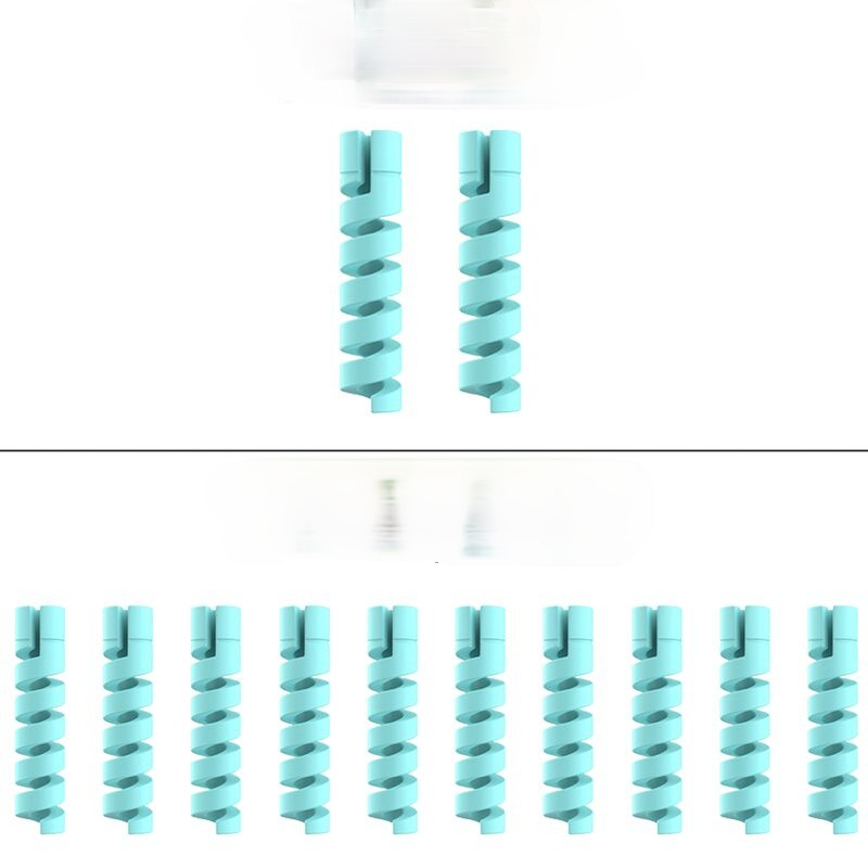 Phụ kiện bảo vệ dây cáp hình xoắn ốc nhiều màu xinh xắn