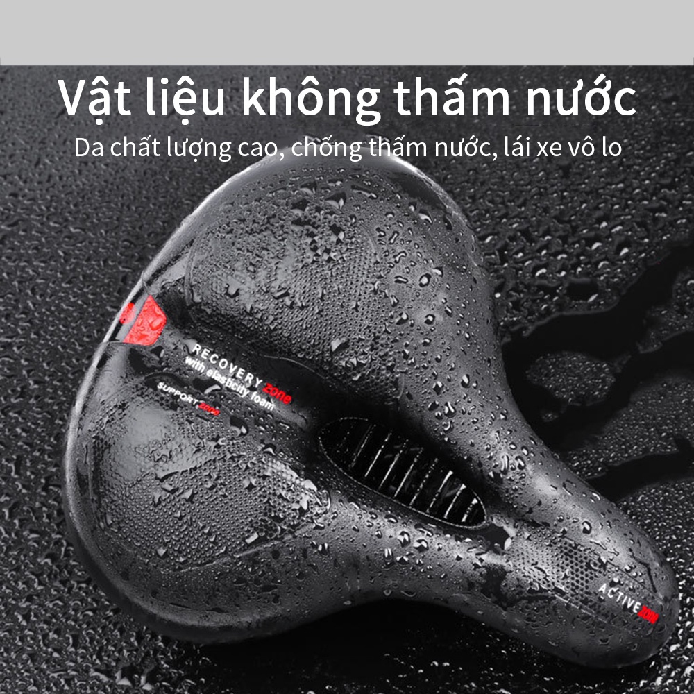 OneTwoFit Đệm Yên Xe Đạp Thể Thao Đàn Hồi Mềm Dày Thoáng Khí， Yên xe đạp êm ái chống nước phù hợp ET003201