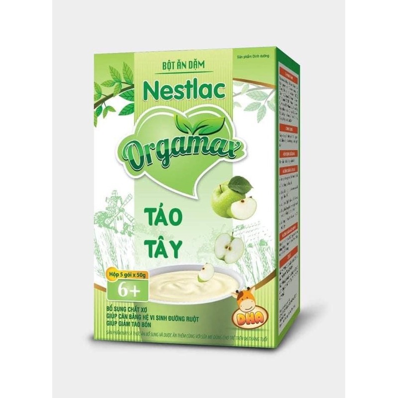 BỘT ĂN DẶM Nestlac Orgamax đủ vị