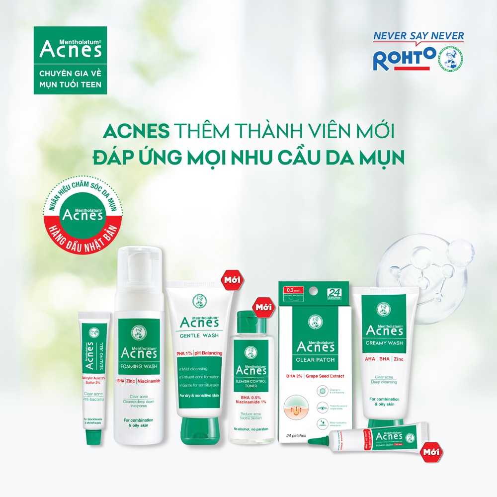 [QUÀ TẶNG] Gel rửa mặt ngăn ngừa mụn Acnes Gentle Wash 25g