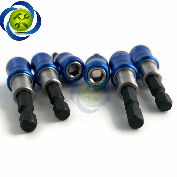 Đầu nối mũi vít Kingtony 753-63 loại 1/4 dài 63mm (Vỉ/6 cây)