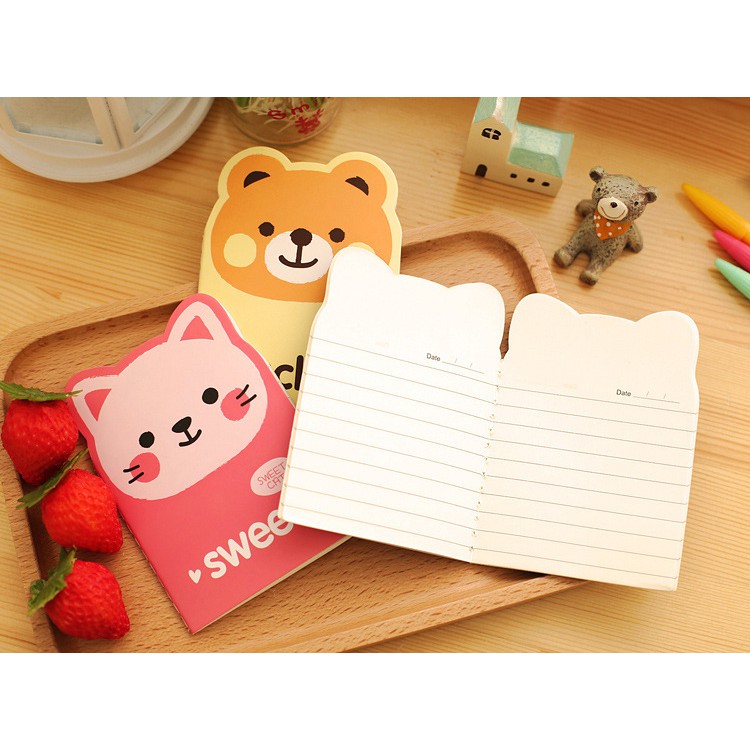 Sổ tay cute mini a5 nhiều mẫu ngẫu nhiên K12 Taro Stationery