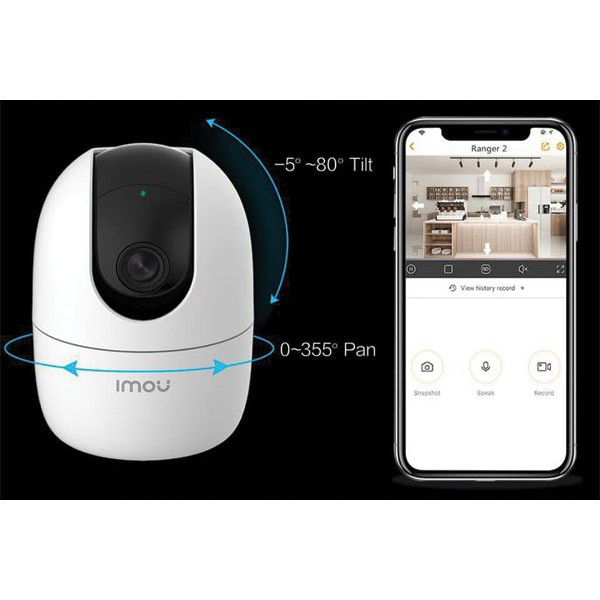 Camera IP WIFI IMOU XOAY 360 2M IMOU Ranger 2 A22EP 1080P C22EP Cue2 Full HD 1080P Còi Hú Báo Động