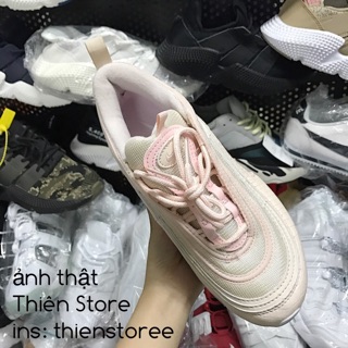 Ảnh thật - Giày Air Max 97 hồng da rắn