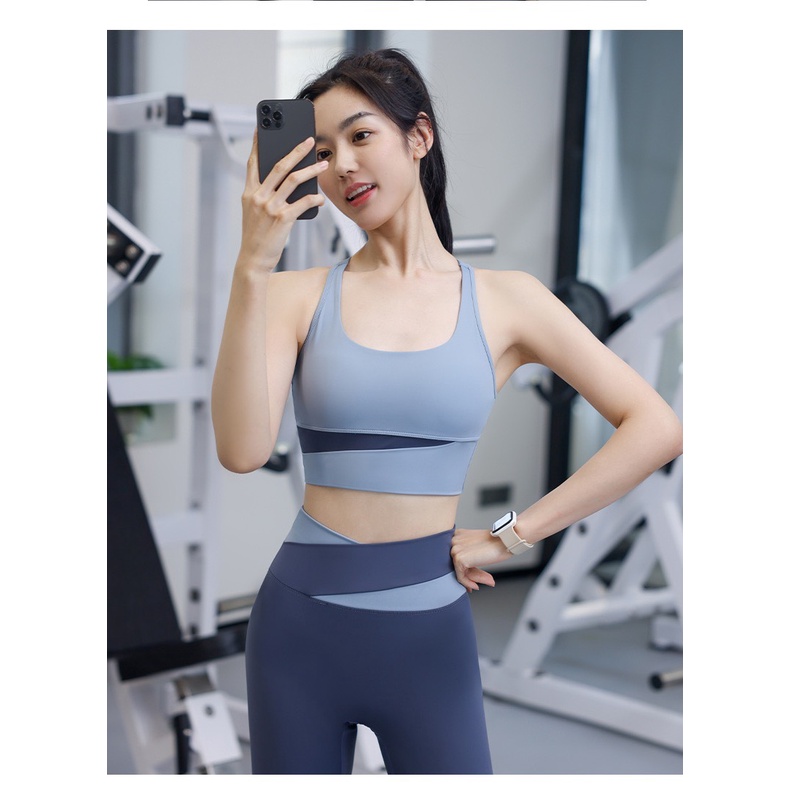 Áo bra tập gym yoga cao cấp có mút ngực chống sốc GEPO GP205