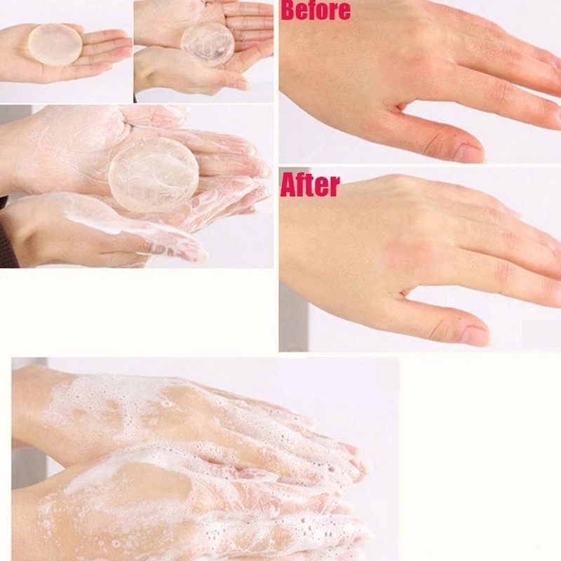 Xà Phòng Tắm Pha Lê Trong Suốt Loại Bỏ Mụn Đầu Đen Làm Sạch Sâu Dưỡng Ẩm Trắng Da