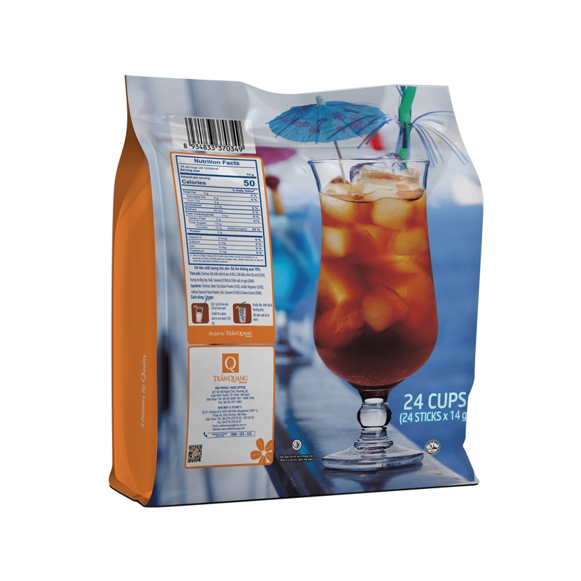 Trà me Cool Tea bột trà hòa tan hương me Trần Quang