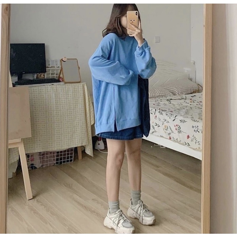 Áo Nỉ Trơn Xẻ QC | BigBuy360 - bigbuy360.vn