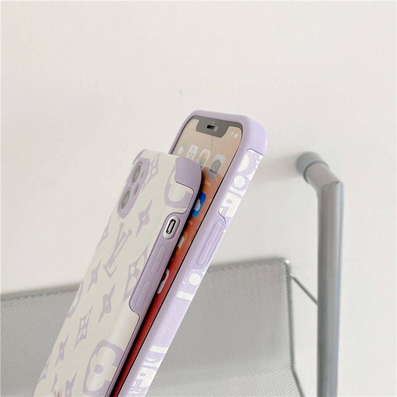 Ốp lưng Mickey iPhone、 LV tidal iPhone12 mobile phone case XS skin XR XSMAX Apple 6S 7P 8P anti-fall set 11Promax purple