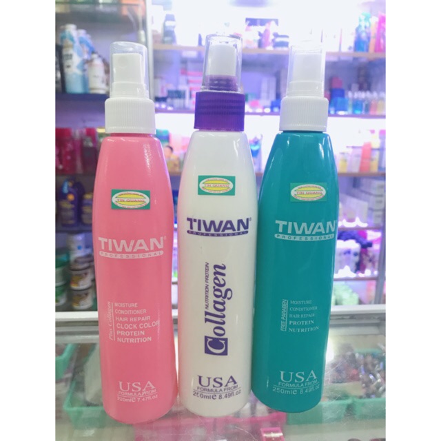 xịt dưỡng tóc tiwan keratin