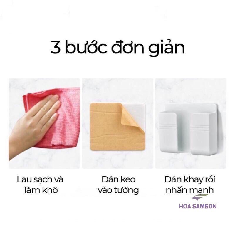 Giá để điện thoại, remote dán tường đa năng - Siêu tiện dụng