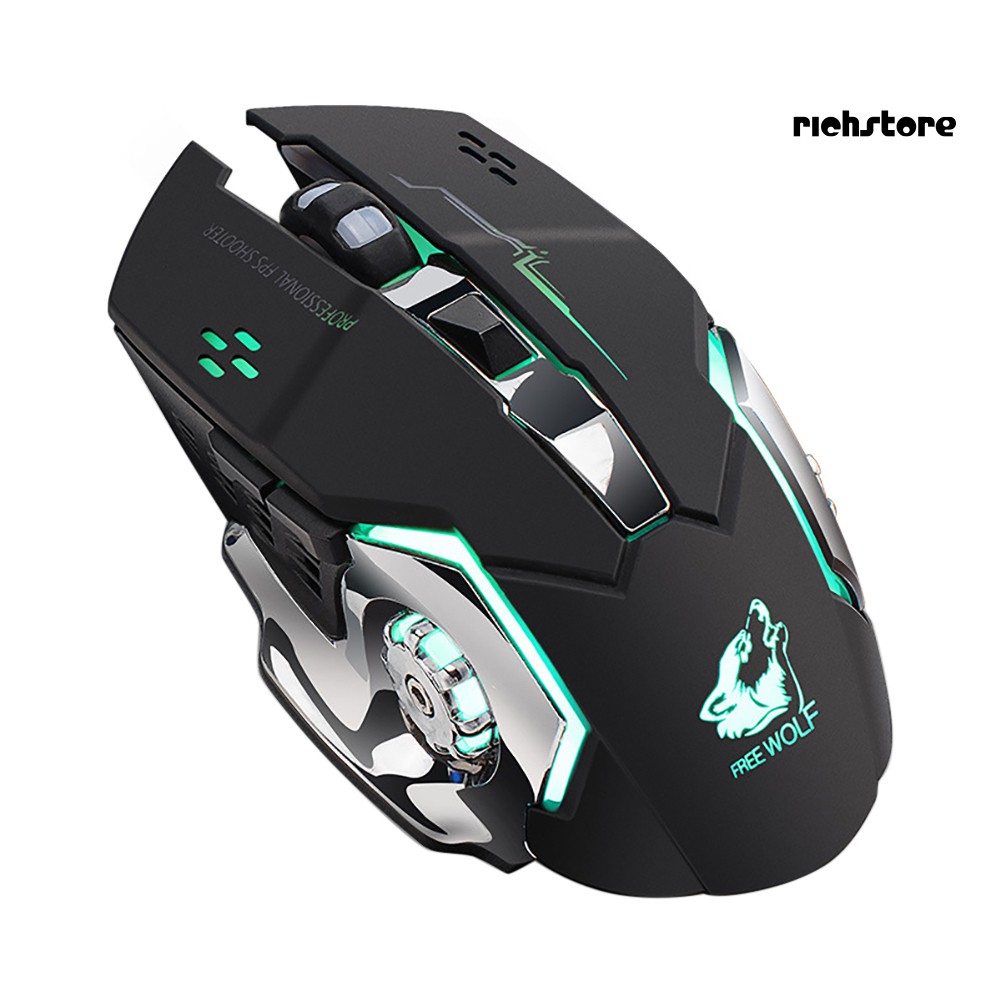 Chuột Quang Không Dây X8 2.4ghz 2400dpi 6 Nút