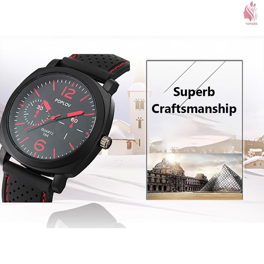 Đồng Hồ Nam Dây Silicon Thể Thao Thời Trang