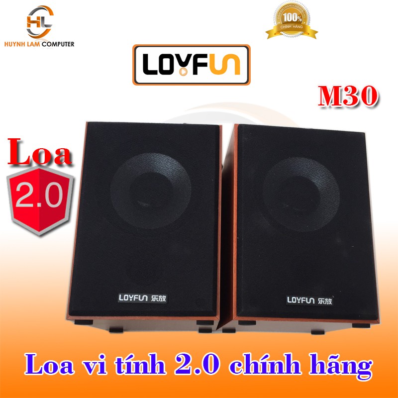 Loa vi tính-Loa vi tính 2.0 LOYFUN M30 nghe lớn sôi động