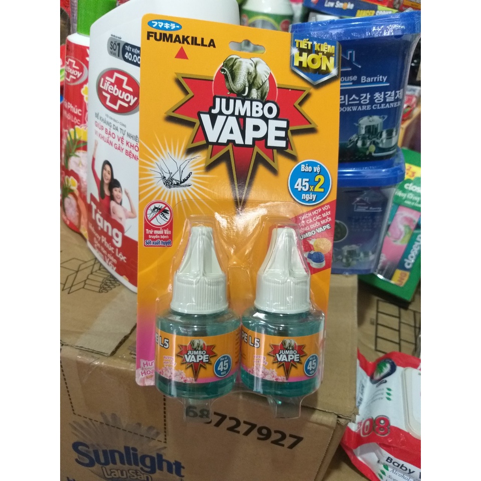 Chất Xông Đuổi Muỗi Jumbo Vape 34ML
