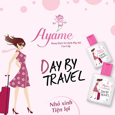 Dung Dịch Vệ Sinh Phụ Nữ Ayame Day By Day (Chai Nhỏ Du Lịch 25ml &amp; Chai Lớn 115ml)