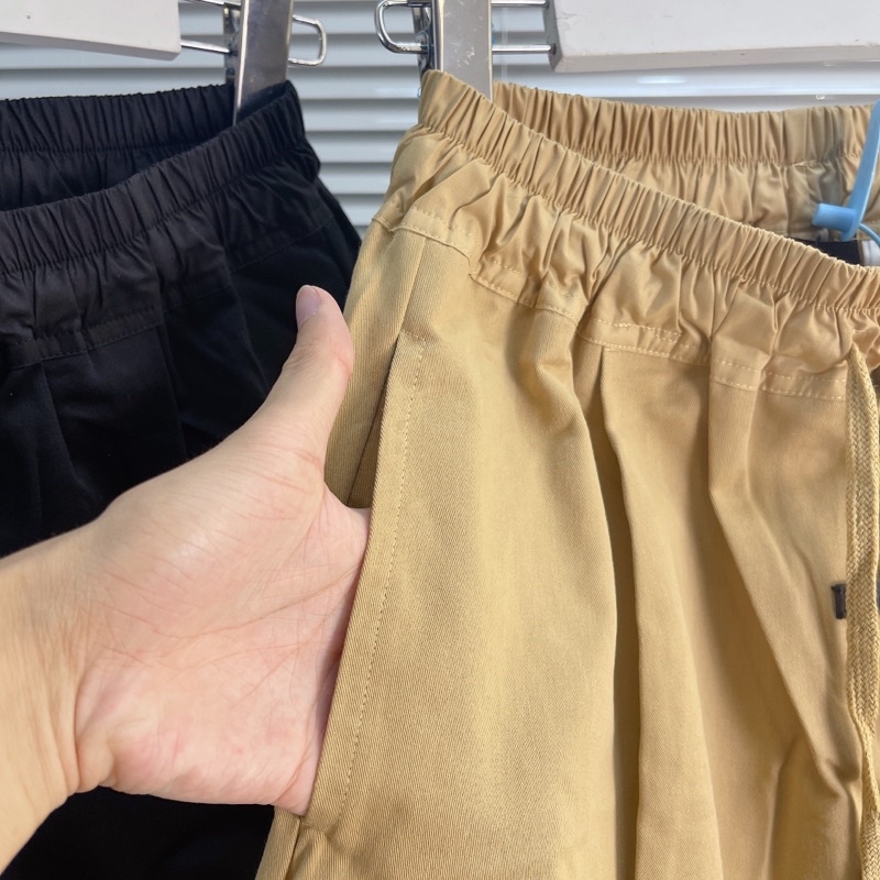 ⚡️[Hight Quality] - Quần Short FOG Fear Of God Seventh Collection Trouser Short Black/Beige, Quần Short FOG ESSENTIALS