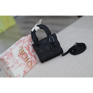 Túi Xách Di.or Full tag Size 12cm - Màu Đen