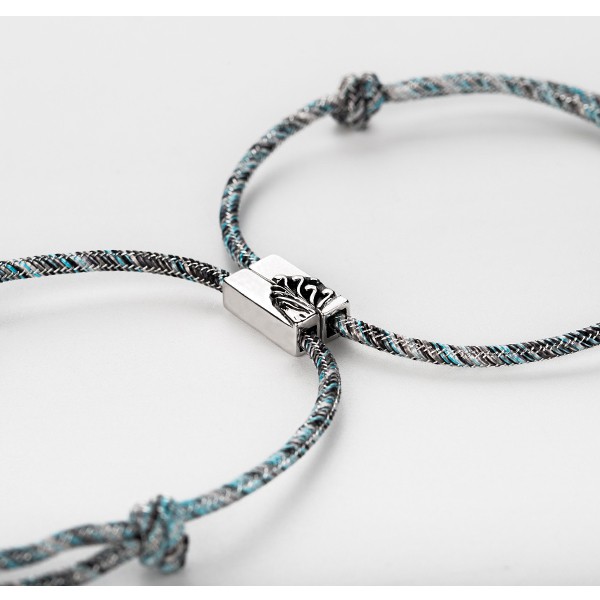 Vòng Tay Đôi Dây Dệt Thủ Công Núi &amp; Biển - LTD01 - Bảo Ngọc Jewelry