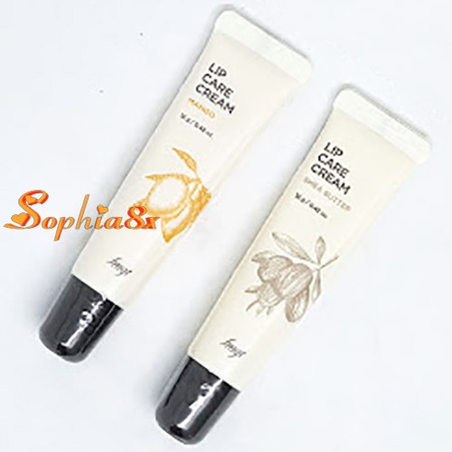 Son dưỡng bơ xoài TFS Lip Care Cream Shea Butter \ Mango Butter The Face Shop fmgt dưỡng ẩm môi (Mẫu Mới)