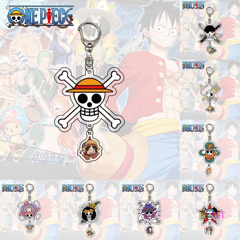 Ygt Móc Chìa Khóa Bằng Acrylic Hình Nhân Vật Hoạt Hình One Piece