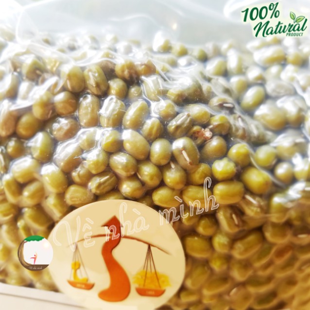 ĐẬU XANH THUẦN CHỦNG HỮU CƠ TỰ NHIÊN 100% 500g ( Hạt đỗ xanh ) dùng nấu chè, làm giá đậu, làm bánh & sữa...