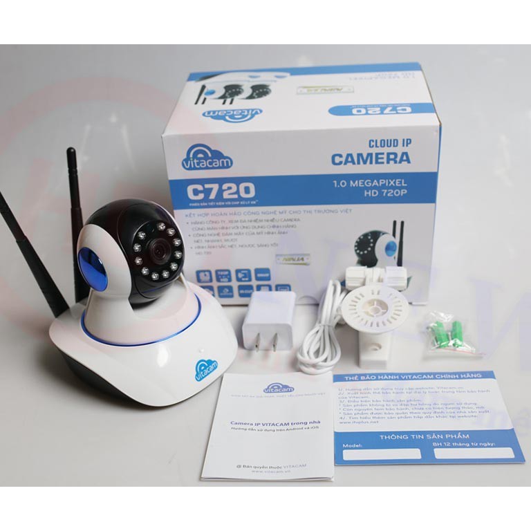 CAMERA VITACAM C720 -Camera Wifi Đa Chức Năng - BBL01